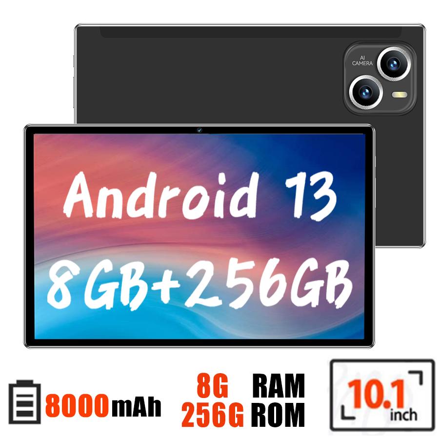 【キャンペーン開催中】Android13.0 タブレットPC 2023最新作 8+256GB 10.1インチ wi-fi 5G 在宅勤務 ネット授業 コスパ最高 8+128GB GPS